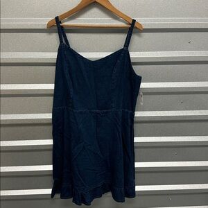 Old Navy NWT Women’s Ruffle Sleeveless Mini Dress Size XL Coastal Nautical Girly